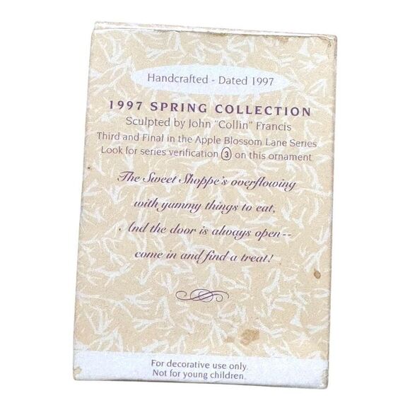 Hallmark Keepsake Ornament 1997 Spring Sweet Shoppe & Jemima Puddle Duck NEW LOT - Picture 7 of 7